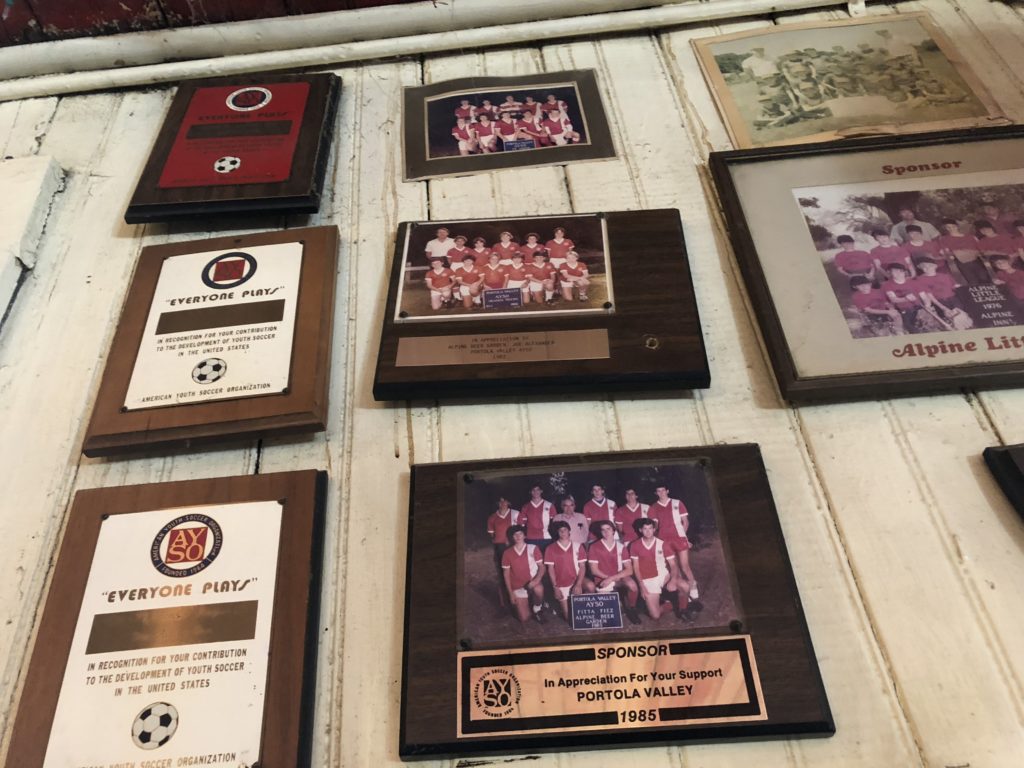Wall of Fame at Alpine Inn